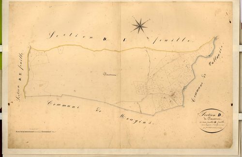 Clausonne, Clausonne. - Plan de section, D2