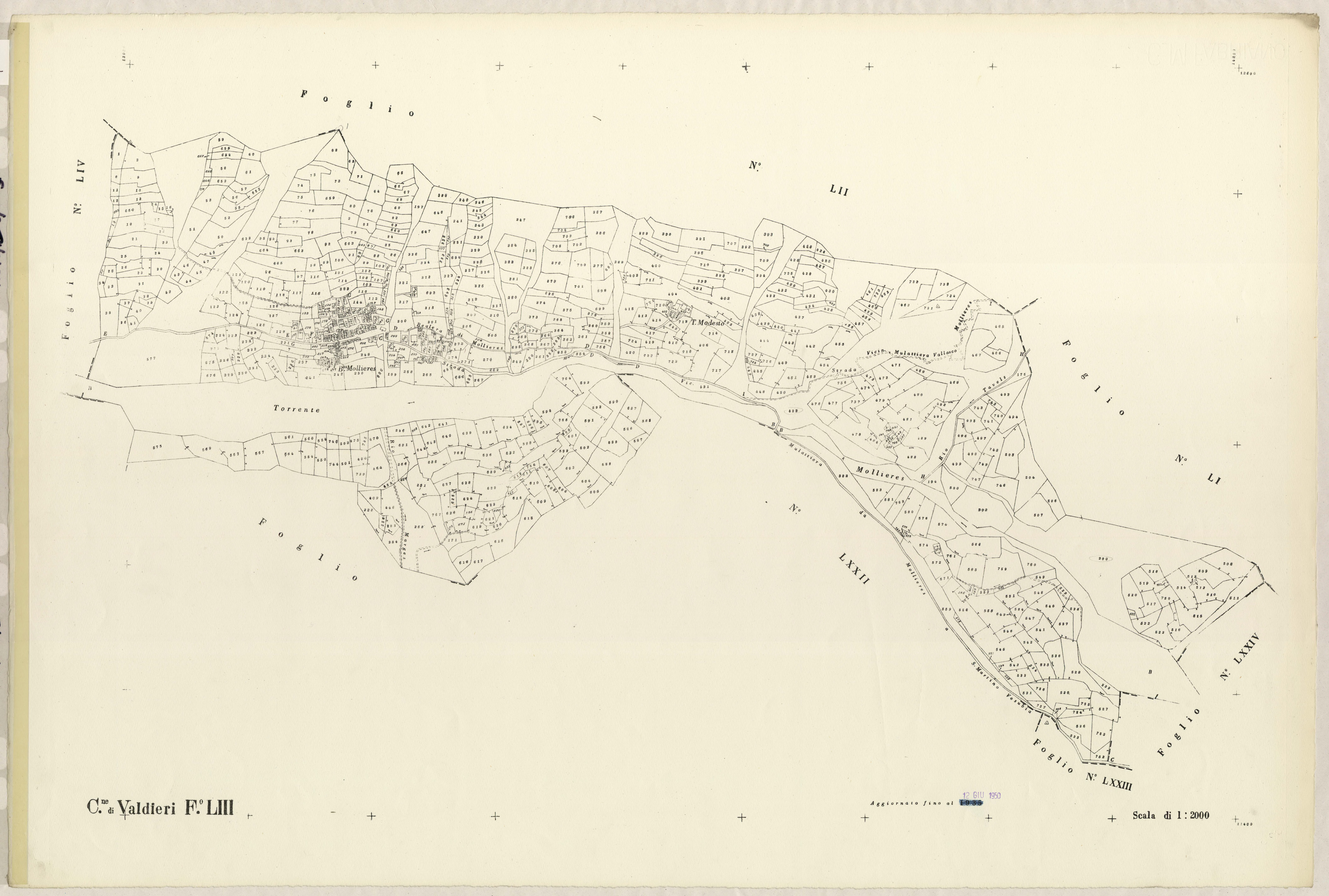 Plan de section, LIII