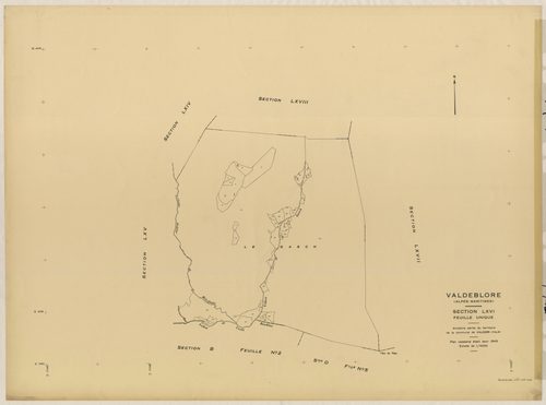 Plan de section, LXVI