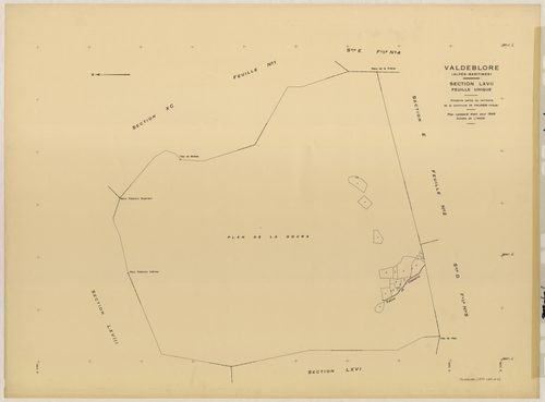Plan de section, LXVII