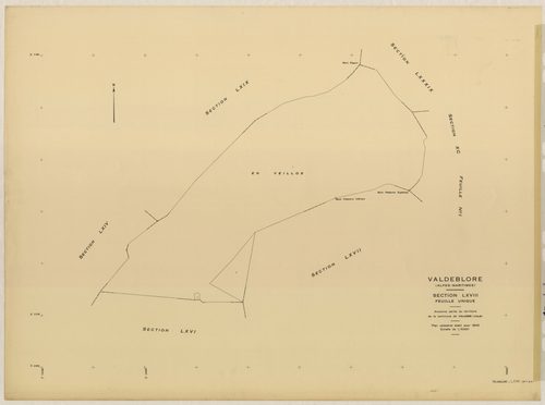 Plan de section, LXVIII