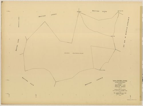 Plan de section, LXX