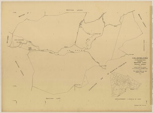 Plan de section, LXXV