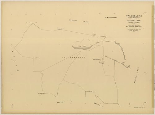 Plan de section, LXXVI