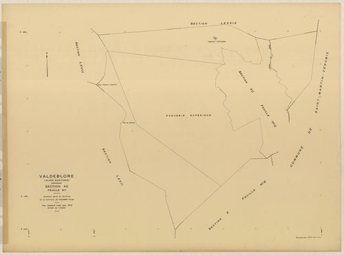 Plan de section, XC1
