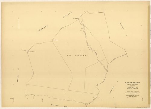 Plan de section, LII