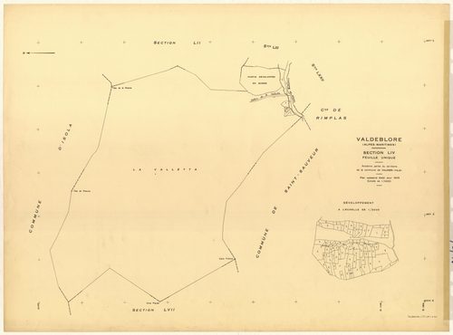 Plan de section, LIV
