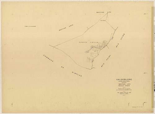 Plan de section, LXIII