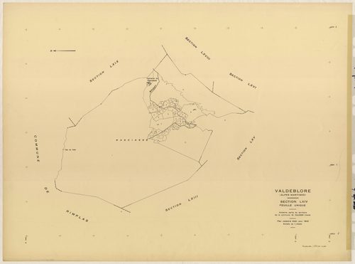 Plan de section, LXIV