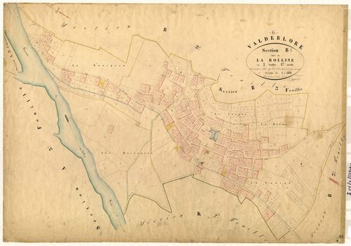 La Bolline. - Plan de section, B1
