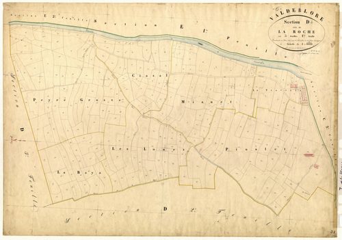 La Roche. - Plan de section, D1