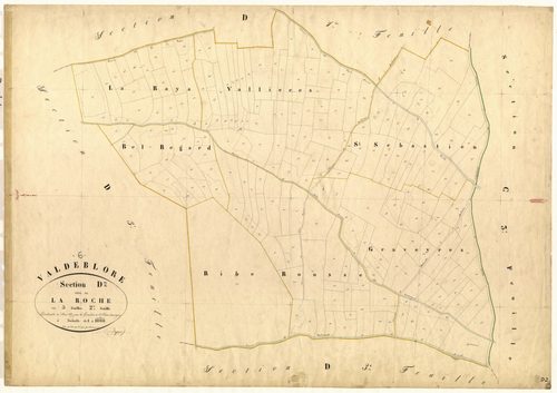 La Roche. - Plan de section, D2
