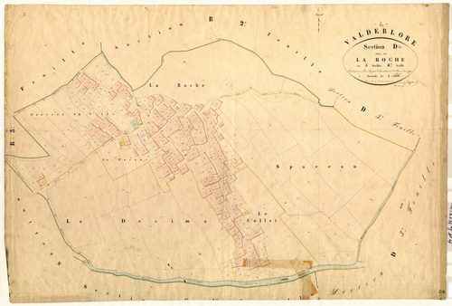 La Roche. - Plan de section, D4