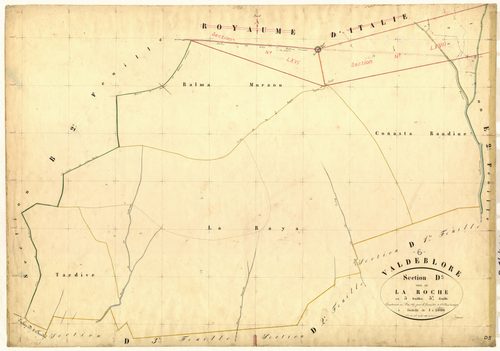 La Roche. - Plan de section, D5