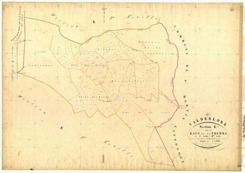 Le Baus de la Fremma. - Plan de section, E4