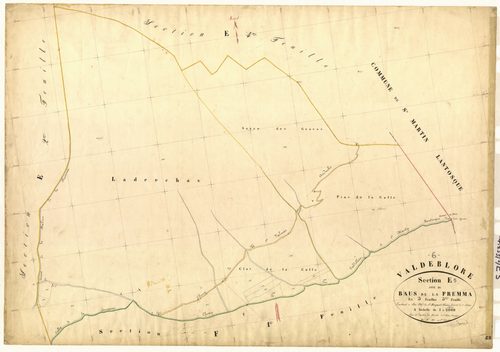 Le Baus de la Fremma. - Plan de section, E5