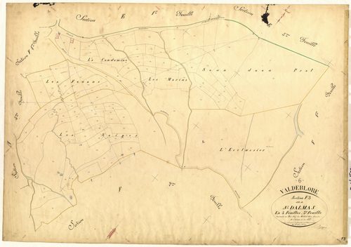 Saint-Dalmas. - Plan de section, F3