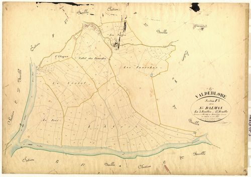Saint-Dalmas. - Plan de section, F5