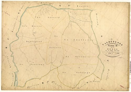 Le Sueil. - Plan de section, H1