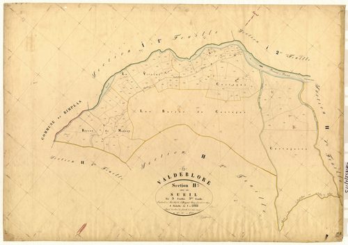 Le Sueil. - Plan de section, H5