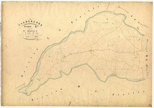 Saint-Donnat. - Plan de section, K1
