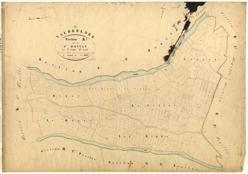 Saint-Donnat. - Plan de section, K2