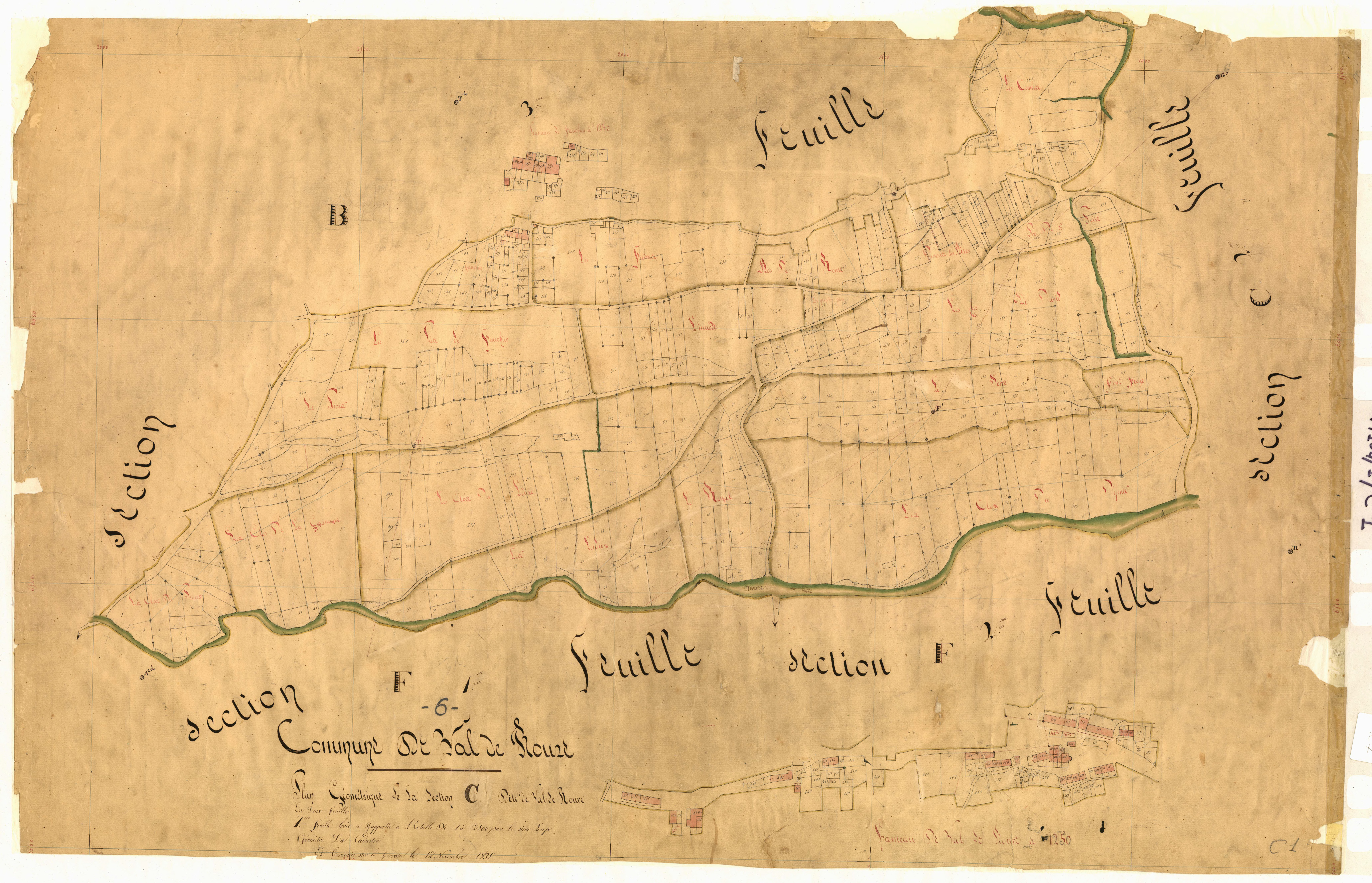 Val de Roure. - Plan de section, C1