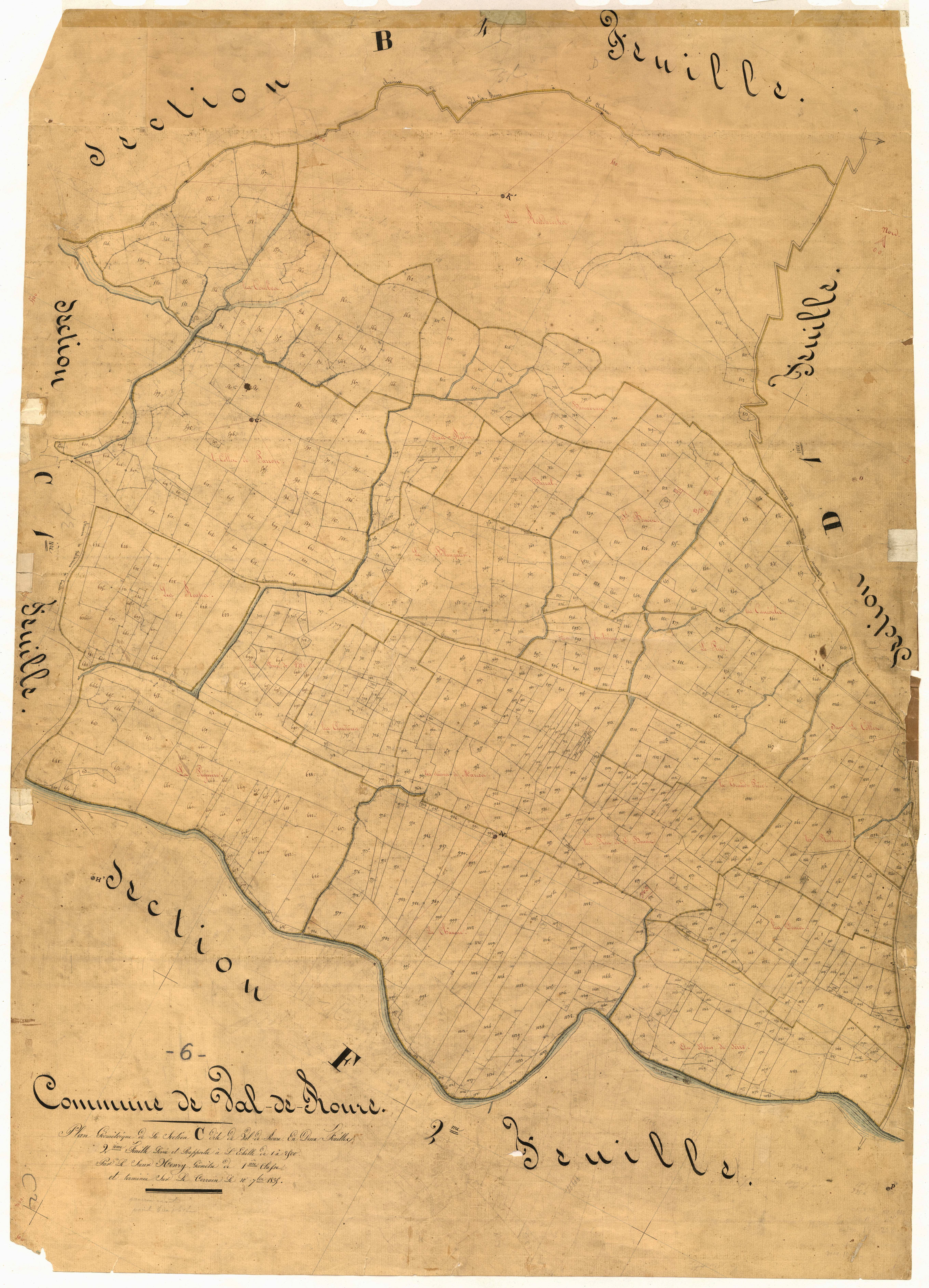Val de Roure. - Plan de section, C2