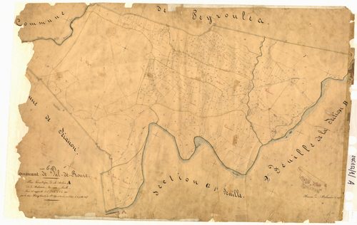 Malamaïre. - Plan de section, A