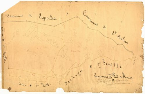 Caillon, Change. - Plan de section, B4