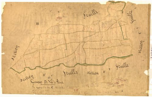 Val de Roure. - Plan de section, C1