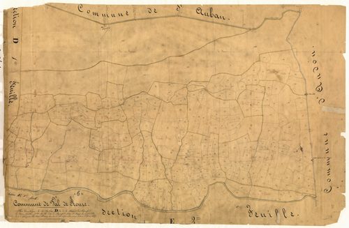 La Ferrière et Pugmafort, Pugnafort. - Plan de section, D2