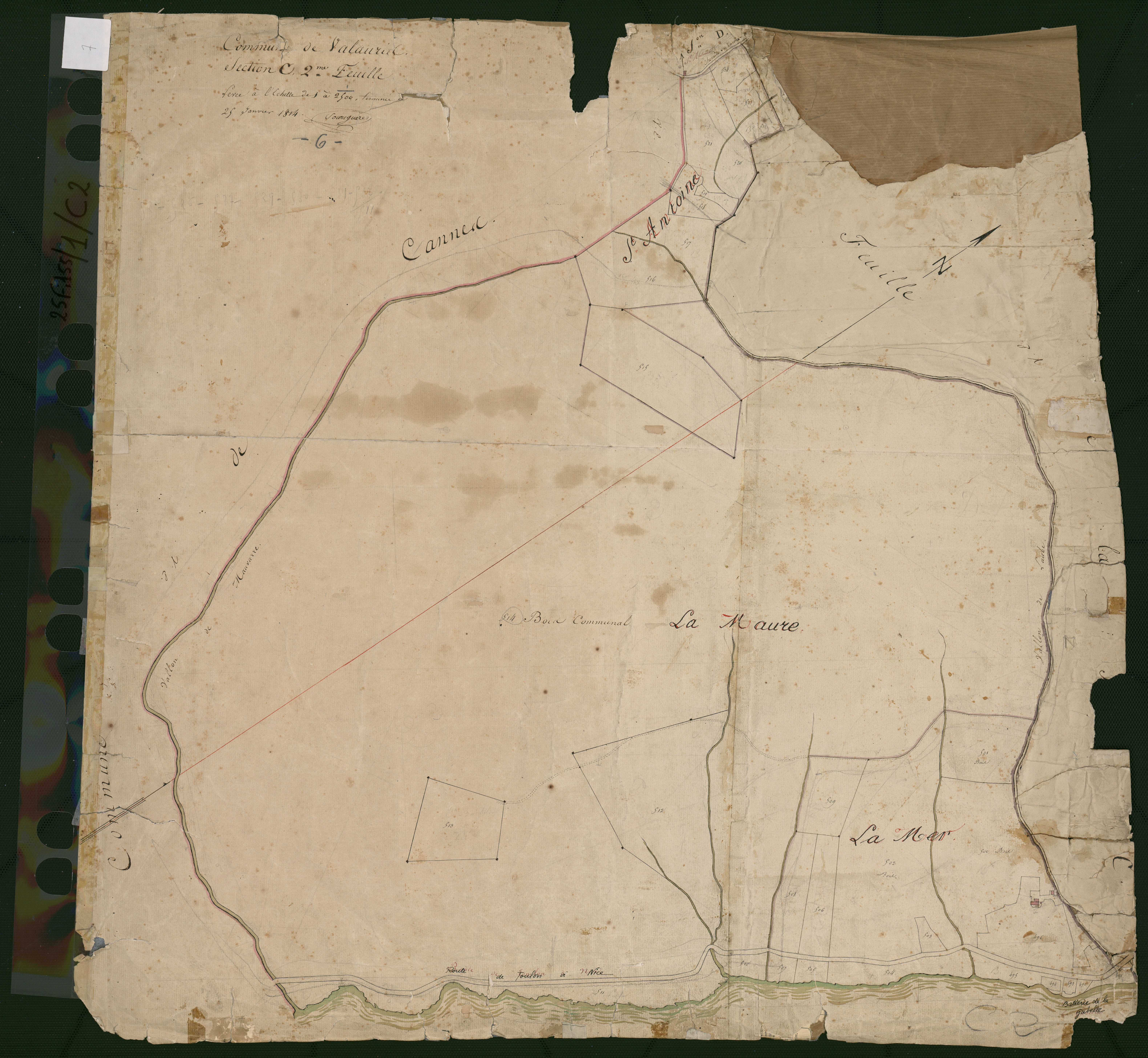 La Maure. - Plan de section, C2