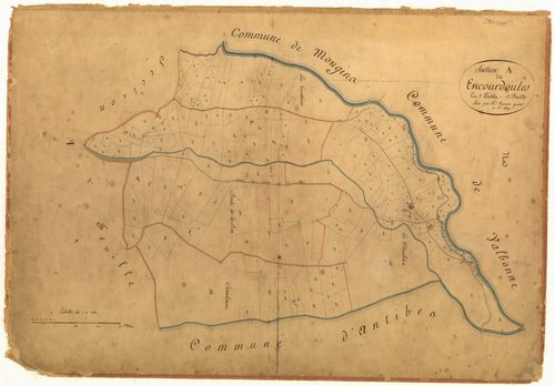 Les Encourdoules. - Plan de section, A1