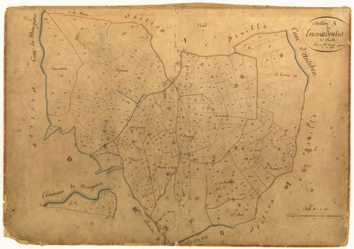 Les Encourdoules. - Plan de section, A2