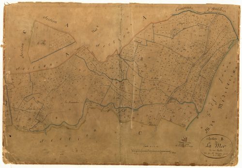 La Mer. - Plan de section, B