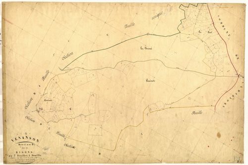 Rigons. - Plan de section, D1