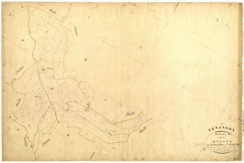 Rigons. - Plan de section, D3