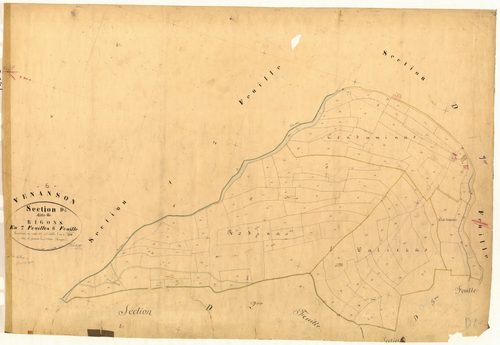 Rigons. - Plan de section, D6