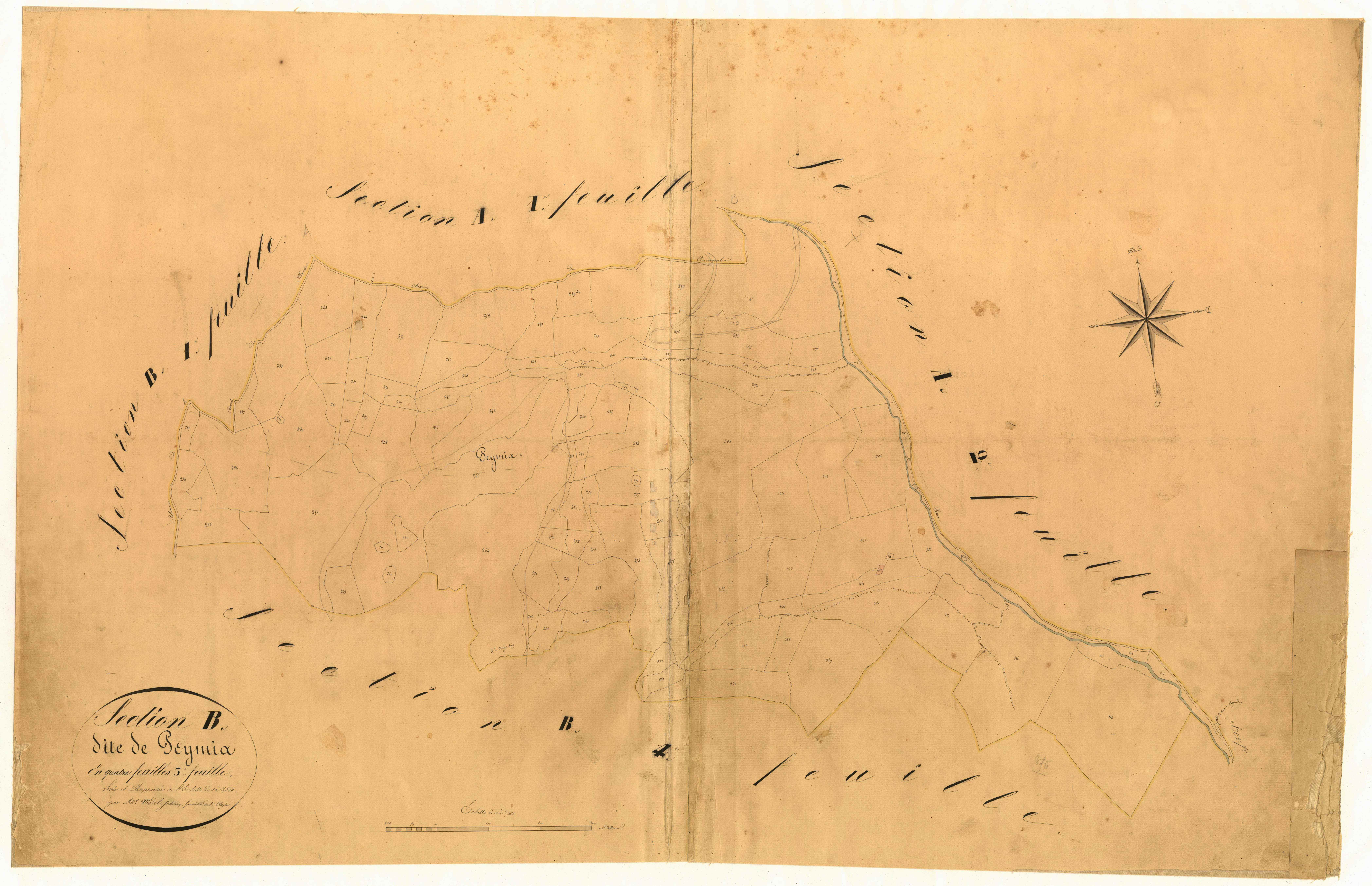 Peymia. - Plan de section, B3