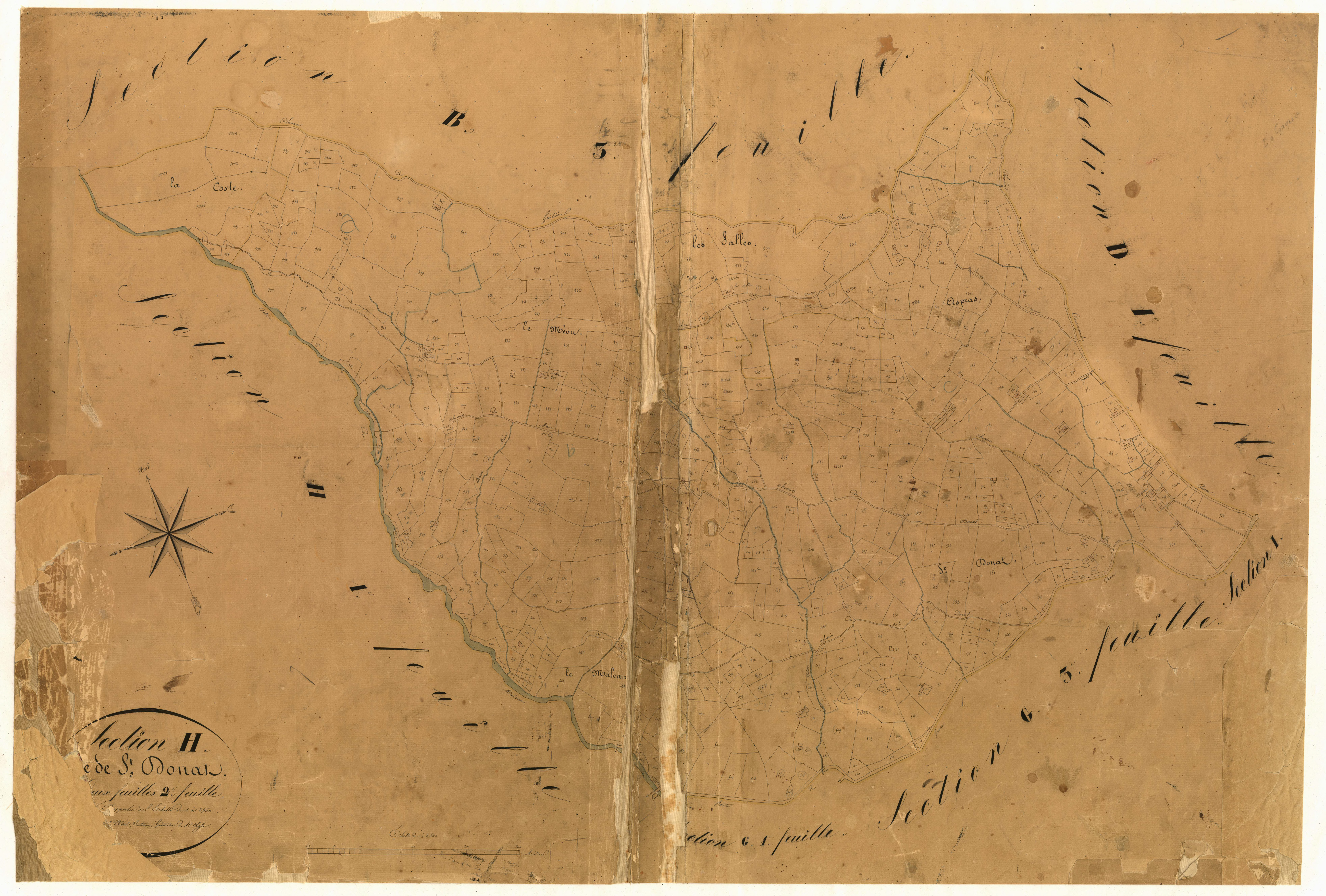 Saint-Donat. - Plan de section, H2