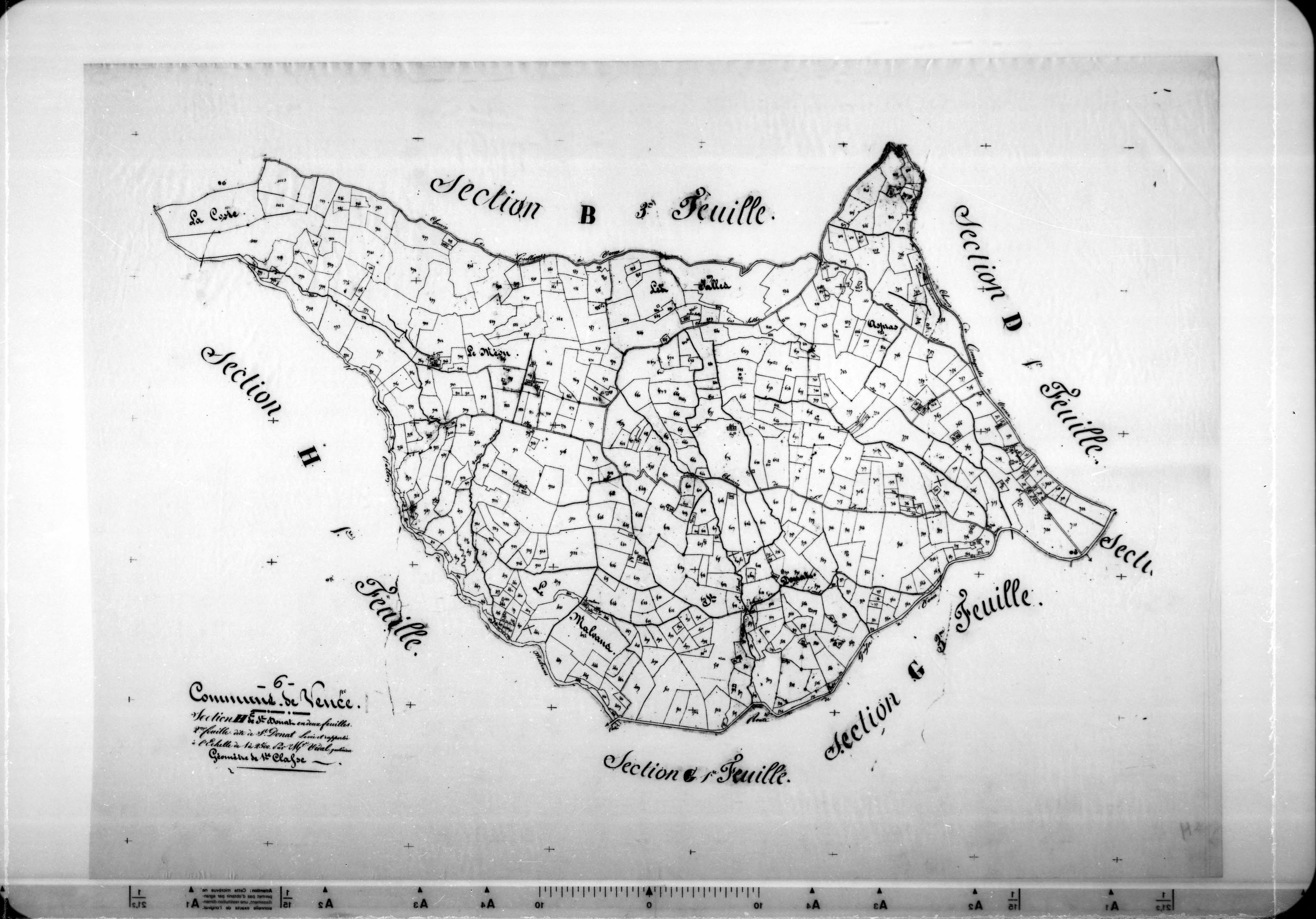 Saint-Donat. - Plan de section, H2