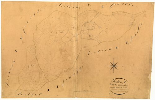 Le Couléret. - Plan de section, A2
