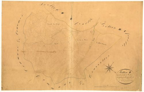 La Combe de Barbe. - Plan de section, B1