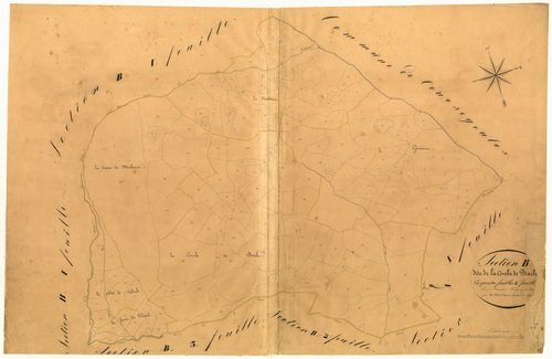 La Combe de Barbe. - Plan de section, B2
