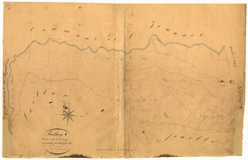 Les Costes de la Cagne. - Plan de section, C1