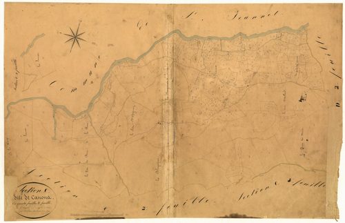 Canons. - Plan de section, C3