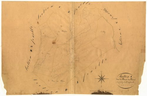 Le Baou des Blancs. - Plan de section, C4
