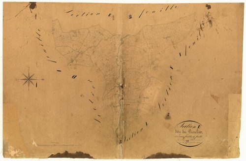 Pioulier, Booumetes. - Plan de section, E1