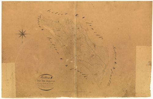 Les Cayrons. - Plan de section, F1